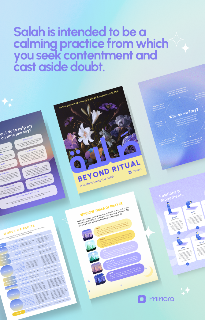 Minara Prayer Beyond Ritual - Nurture prayer into a source of peace & closeness with Allah